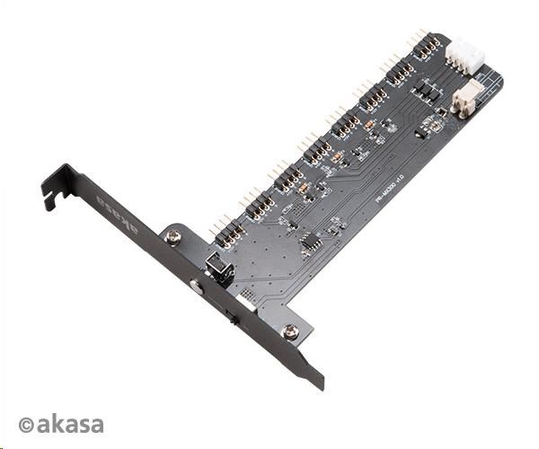 AKASA řadič Vegas RGB XL, 8 kanálů, PCIe slot AK-RLD-03