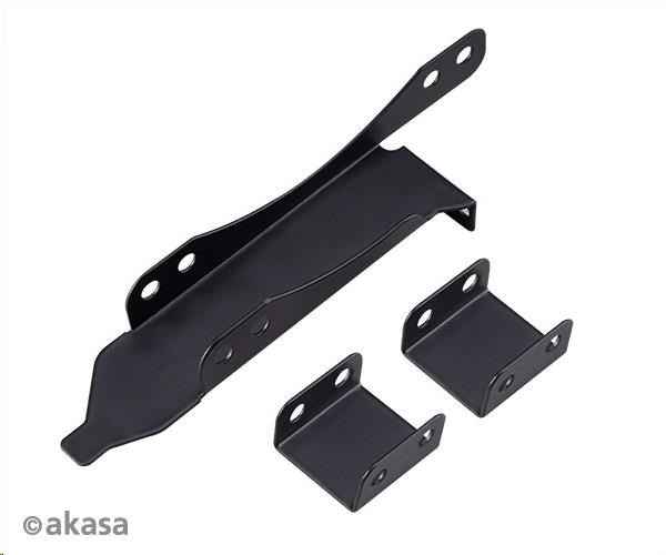 AKASA držák PCI slotu, pro 120mm ventilátor, černá AK-MX304-12BK