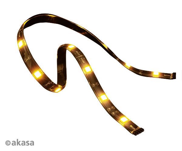 AKASA LED pásek Gold yellow, RGB AK-LD11-50GD