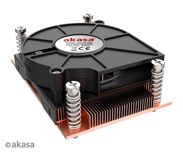 AKASA chladič AM4-Low profile CPU cooler with Copper heatsink AK-CC1109BP01