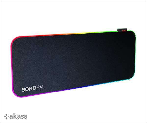 AKASA podložka pod myš SOHO RXL, RGB gaming mouse pad, 78x30cm, 4mm thick AK-MPD-07RB