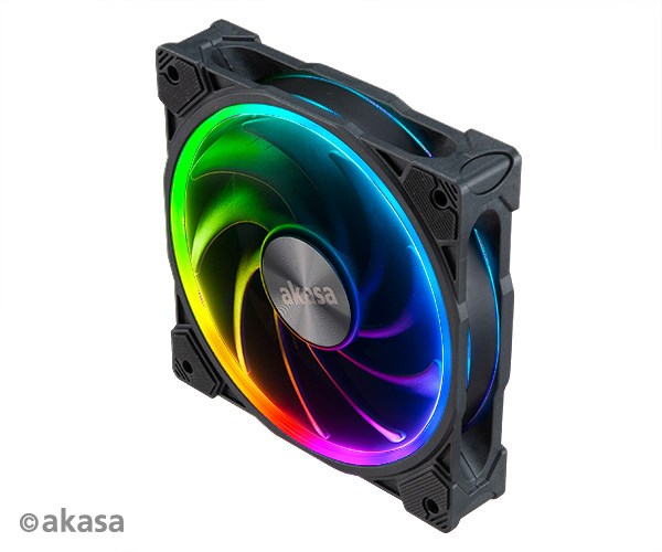 AKASA ventilátor SOHO AR14, 14cm ARGB PWM fan with advanced blade design AK-FN119