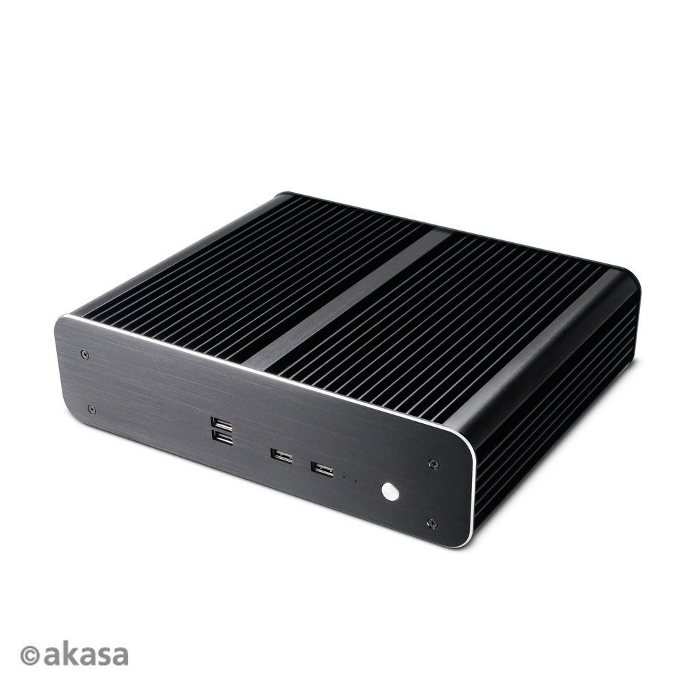 AKASA case Euler TX Plus, Intel LGA1700 Ali fanless case A-ITX49-M1B