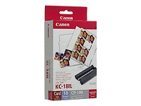 Canon KC18IL papír 22x17,3mm 18ks do termosublimační tiskárny 7740A001