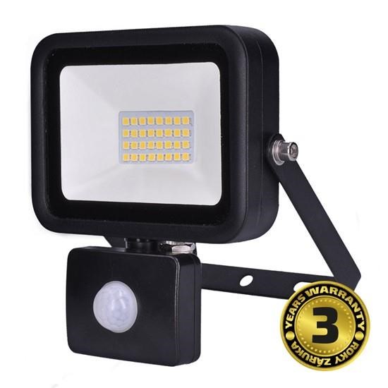 Solight LED reflektor PRO se senzorem, 30W, 2550lm, 5000K, IP44 WM-30WS-L