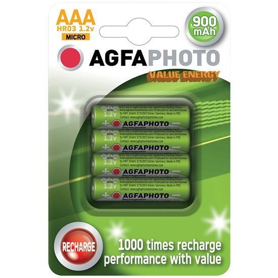 AgfaPhoto NiMH AAA 900 mAh 4ks AP-HR03900VE-4B