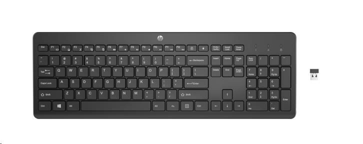 HP 230 Wireless Keyboard  - bezdrátová klávesnice CZ/SK lokalizace 3L1E7AA#BCM