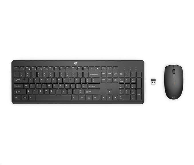 HP 230 Wireless Keyboard & Mouse EN  combo - bezdrátová klávesnice a myš 18H24AA#ABB