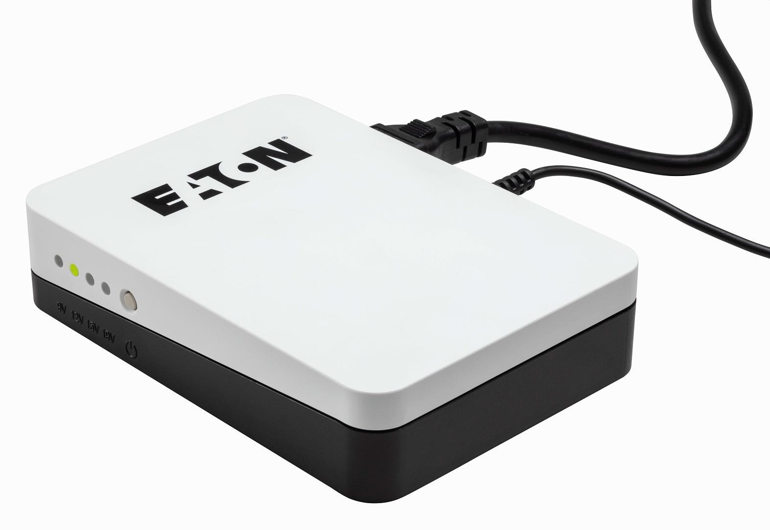 Eaton 3S Mini UPS, 36W DC, 9V/12V/15V/19V, 2200mAh, 4 různé konektory 3SM36