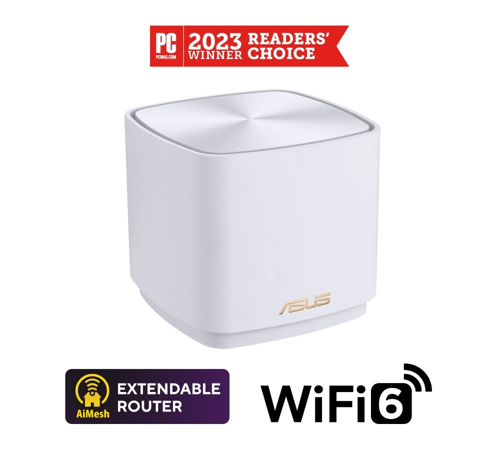 ASUS ZenWiFi XD5 1-pack Wireless AX3000 Dual-band Mesh WiFi 6 System, white 90IG0750-MO3B60