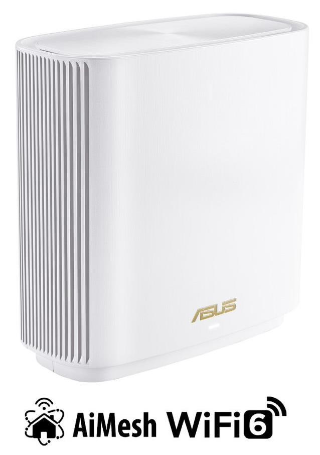 ASUS ZenWifi XT8 v2 1-pack white Wireless AX6600 Wifi 6 Tri-Band Gigabit Mesh system 90IG0590-MO3A70