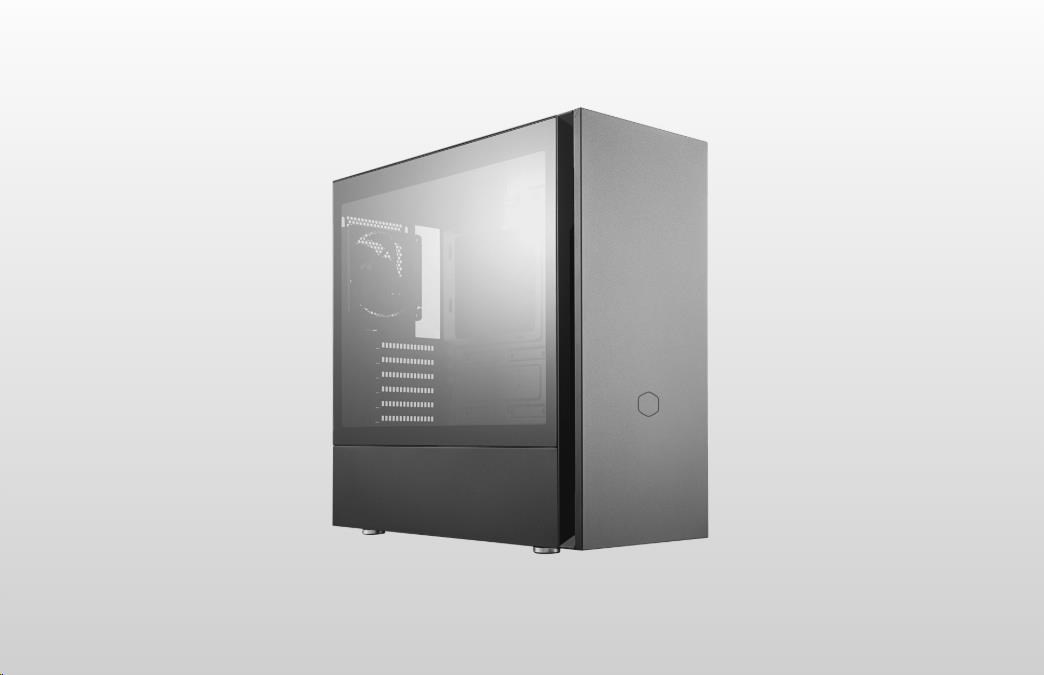 Cooler Master case Silencio S600 Tempered Glass, ATX, Mid Tower, černá, bez zdroje MCS-S600-KG5N-S00