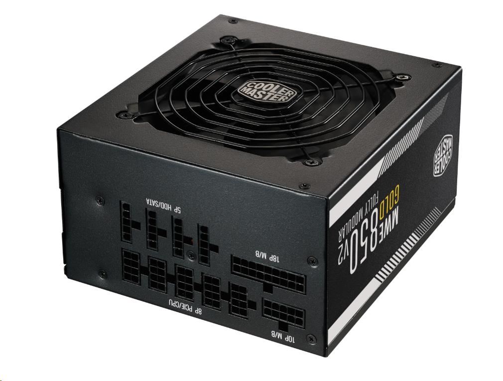 Cooler Master zdroj  MWE 850 Gold-v2  Full modular, 850W, 80+ Gold MPE-8501-AFAAG-EU