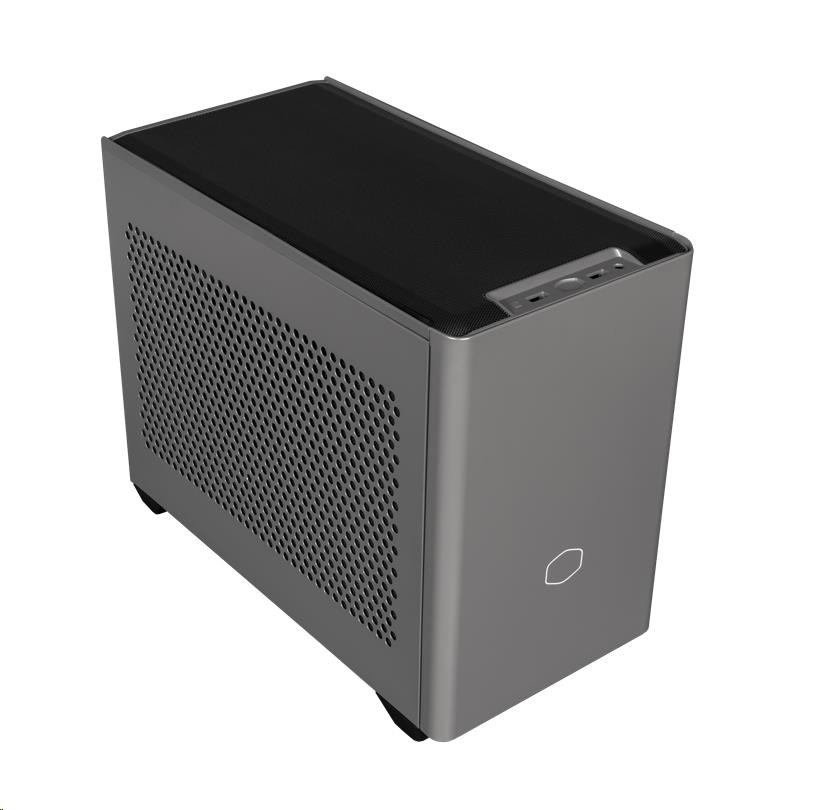 Cooler Master case MasterBox NR200P MAX, mini-ITX, šedá, integrovaný vodní chladič, zdroj 850W NR200P-MCNN85-SL0