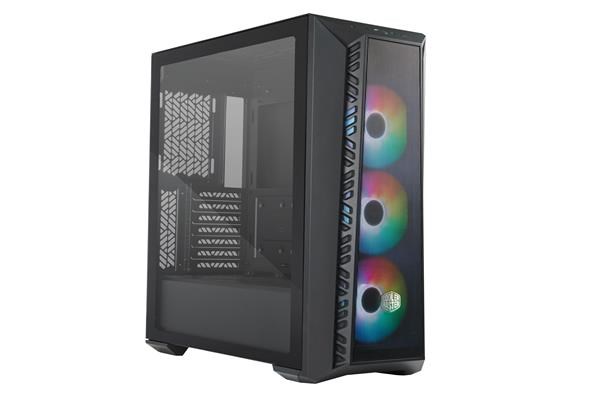 Cooler Master case MasterBox 520 Mesh, ATX, bez zdroje, průhledná bočnice, černá MB520-KGNN-S00