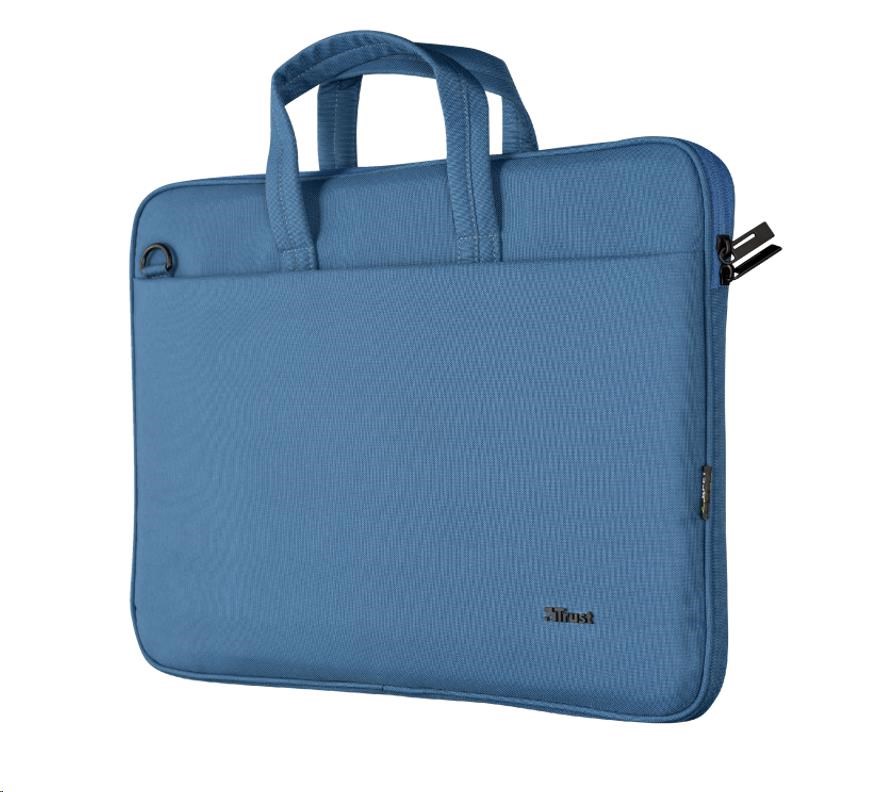 TRUST Pouzdro na notebook 16" Bologna Slim Laptop Bag Eco, modrá 24448