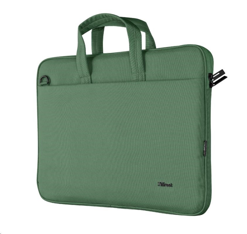 TRUST Pouzdro na notebook 16" Bologna Slim Laptop Bag Eco, zelená 24450