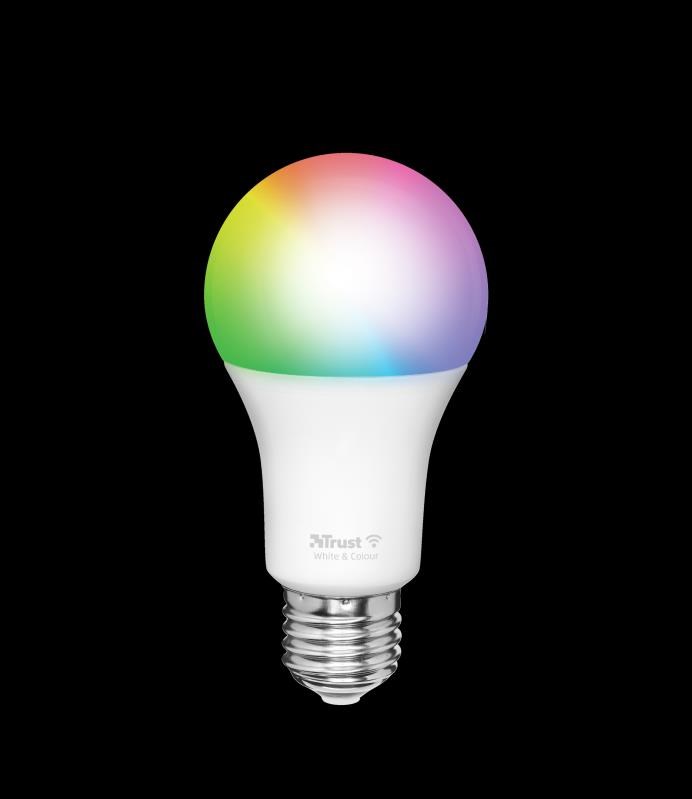 Trust Smart WiFi LED RGB&white ambience Bulb E27 barevná