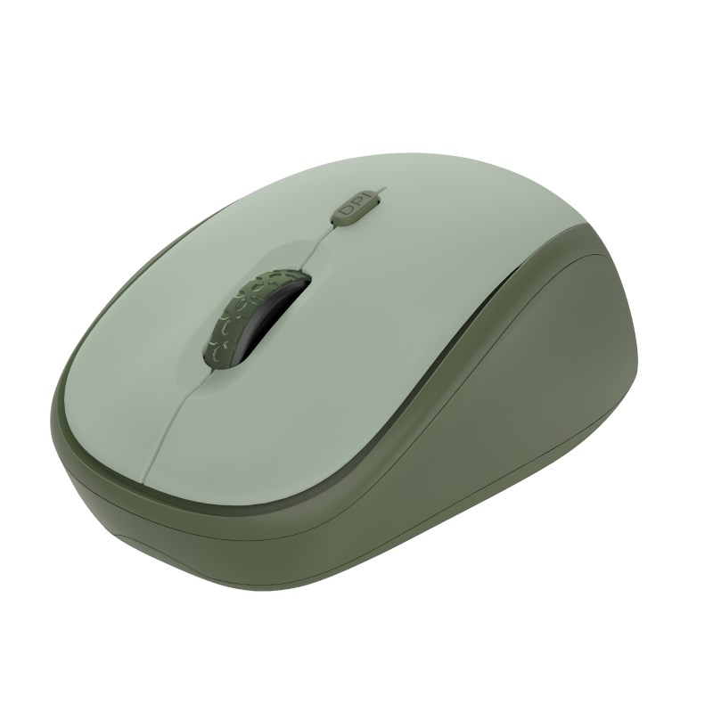 TRUST myš Yvi+ Wireless Mouse Eco Green, zelená 24552