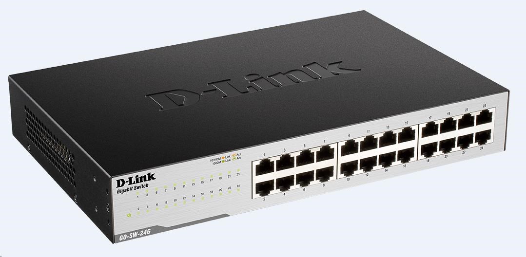 D-Link GO-SW-24G 24-Port GIGABIT EASY DESKTOP SWITCH (GO-SW-24G/E)