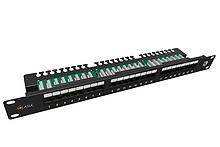 Solarix Patch panel 24 x RJ45 CAT5E UTP s vyvazovací lištou 1U SX24L-5E-UTP-BK-N 24000030