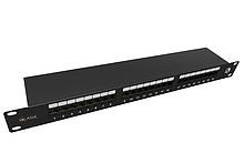 Solarix Patch panel Solarix 24 x RJ45 CAT5E STP 1U SX24-5E-STP-BK-N 24000040