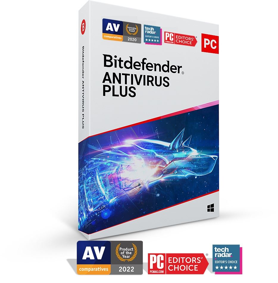 Bitdefender Antivirus Plus - 3PC na 1 rok - elektronická licence do emailu AV01ZZCSN1203LEN