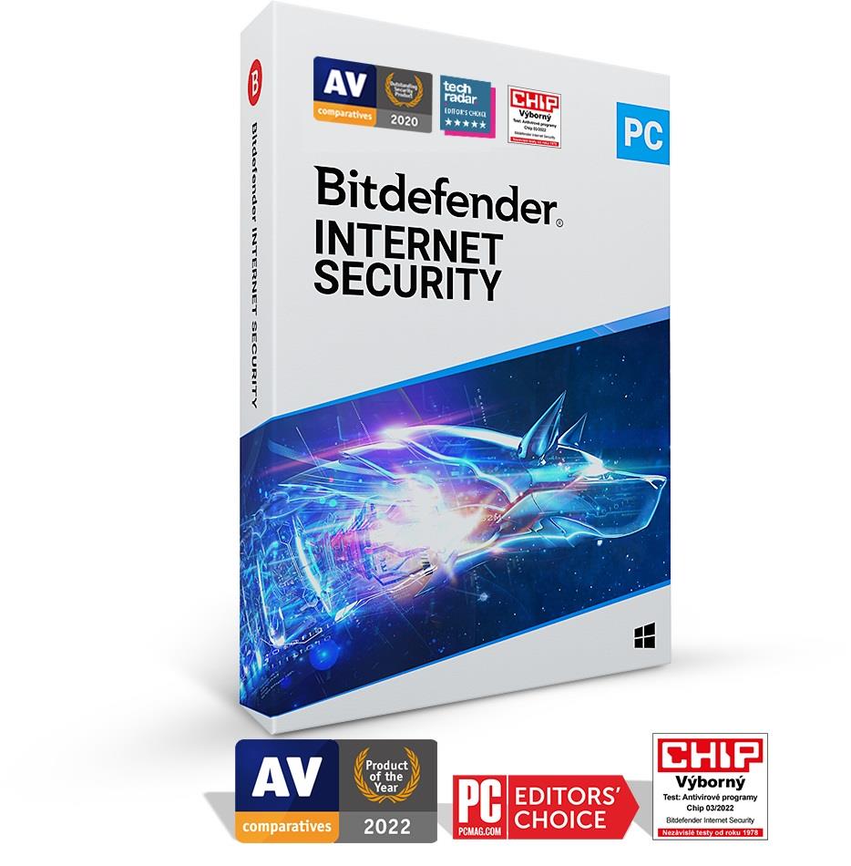 Bitdefender Internet Security - 1PC na 1 rok - elektronická licence do emailu IS01ZZCSN1201LEN