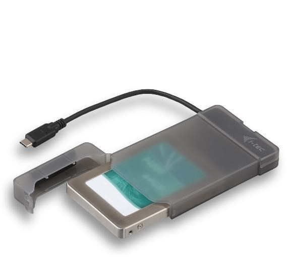 iTec USB 3.0 MySafe Easy, rámeček na externí pevný disk 9,5mm / 2.5" USB-C 3.1 Gen2, černý (C31MYSAFEU313)