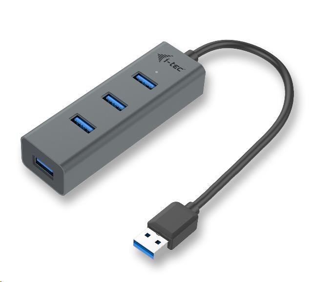 iTec USB 3.0 Metal 4-portový HUB (U3HUBMETAL403)