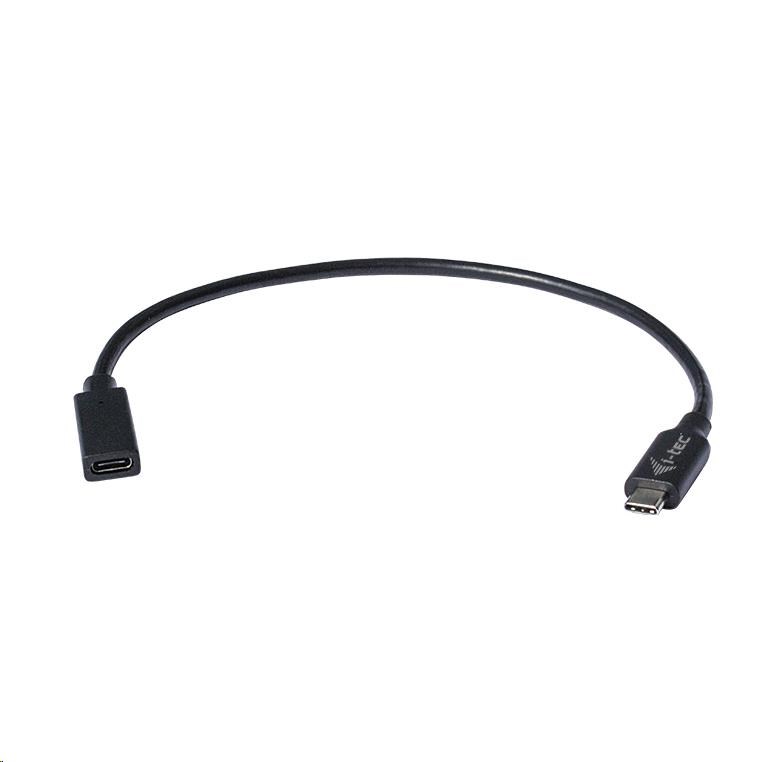 i-tec C31EXTENDCBL USB-C - USB-C (male - female) prodlužovací, 30cm