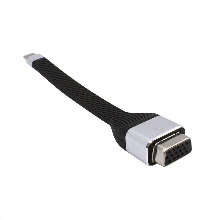 i-tec USB-C Flat VGA Adapter 1920 x 1080p/60 Hz C31FLATVGA60HZ