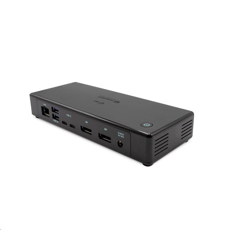 i-Tec Thunderbolt3/USB-C Dual DisplayPort 4K Docking Station + Power Delivery 85W TB3CDUALDPDOCKPD