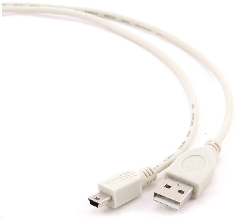 GEMBIRD Kabel USB 2.0 A-Mini B (5pin) propojovací 1,8m (CC-USB2-AM5P-6)