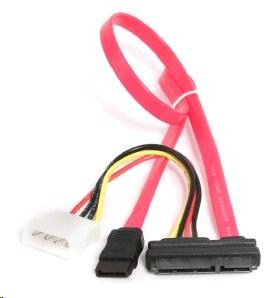 GEMBIRD Kabel SATA datový/napájecí 15cm (1x 5,25"/1x SATA) (CC-SATA-C1)