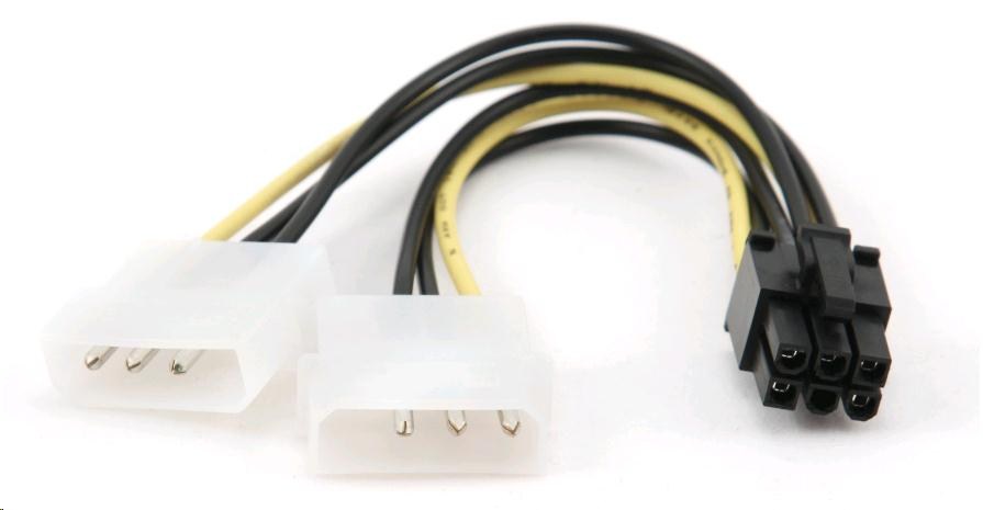 GEMBIRD Kabel napájecí interní 2x 5,25"(F) + PCI Express 6pin (CC-PSU-6)