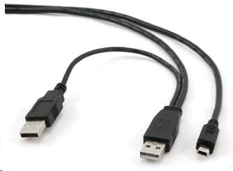 Gembird CCP-USB22-AM5P-3 Dual USB 2.0 kabel AMX2-AM5P 0,9m