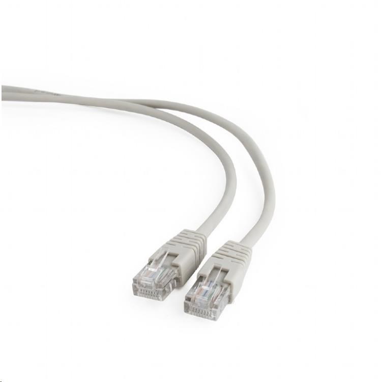 GEMBIRD Kabel UTP Cat5e Patch 1m, šedý (PP12-1M)