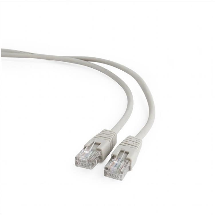 GEMBIRD Kabel UTP Cat5e Patch 5m, šedý (PP12-5M)