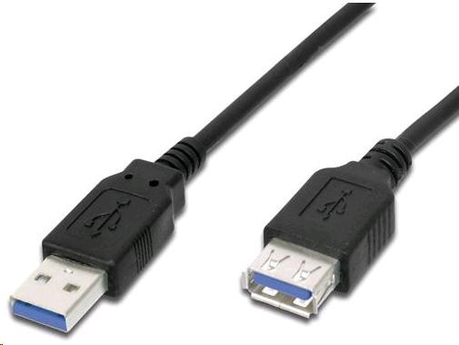 PremiumCord Prodlužovací kabel USB 3.0 Super-speed 5Gbps A-A, MF, 9pin, 2m ku3paa2bk