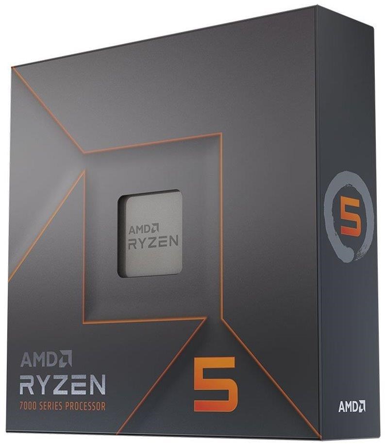 CPU AMD RYZEN 5 7600X WOF, 6-core, 4.7GHz, 32MB cache, 105W, socket AM5, BOX, bez chladiče 100-100000593WOF