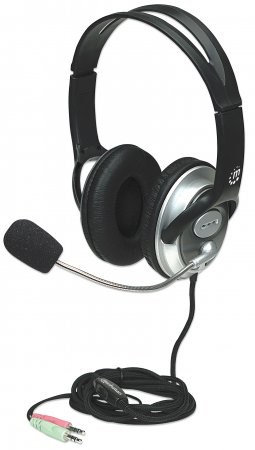 MANHATTAN Sluchátka s mikrofonem Classic Stereo Headset (175555)