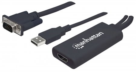 MANHATTAN Převodník z VGA a USB na HDMI (152426)