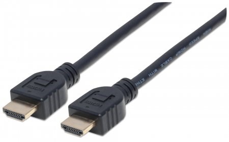 MANHATTAN kabel In-wall CL3 High Speed HDMI s Ethernetem, HEC, ARC, 3D, 4K, stíněný, 10m, Black 353977