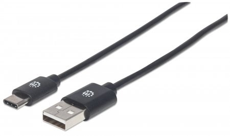 MANHATTAN kabel Hi-Speed USB-C, C Male / A Male, 3m, černý 354936