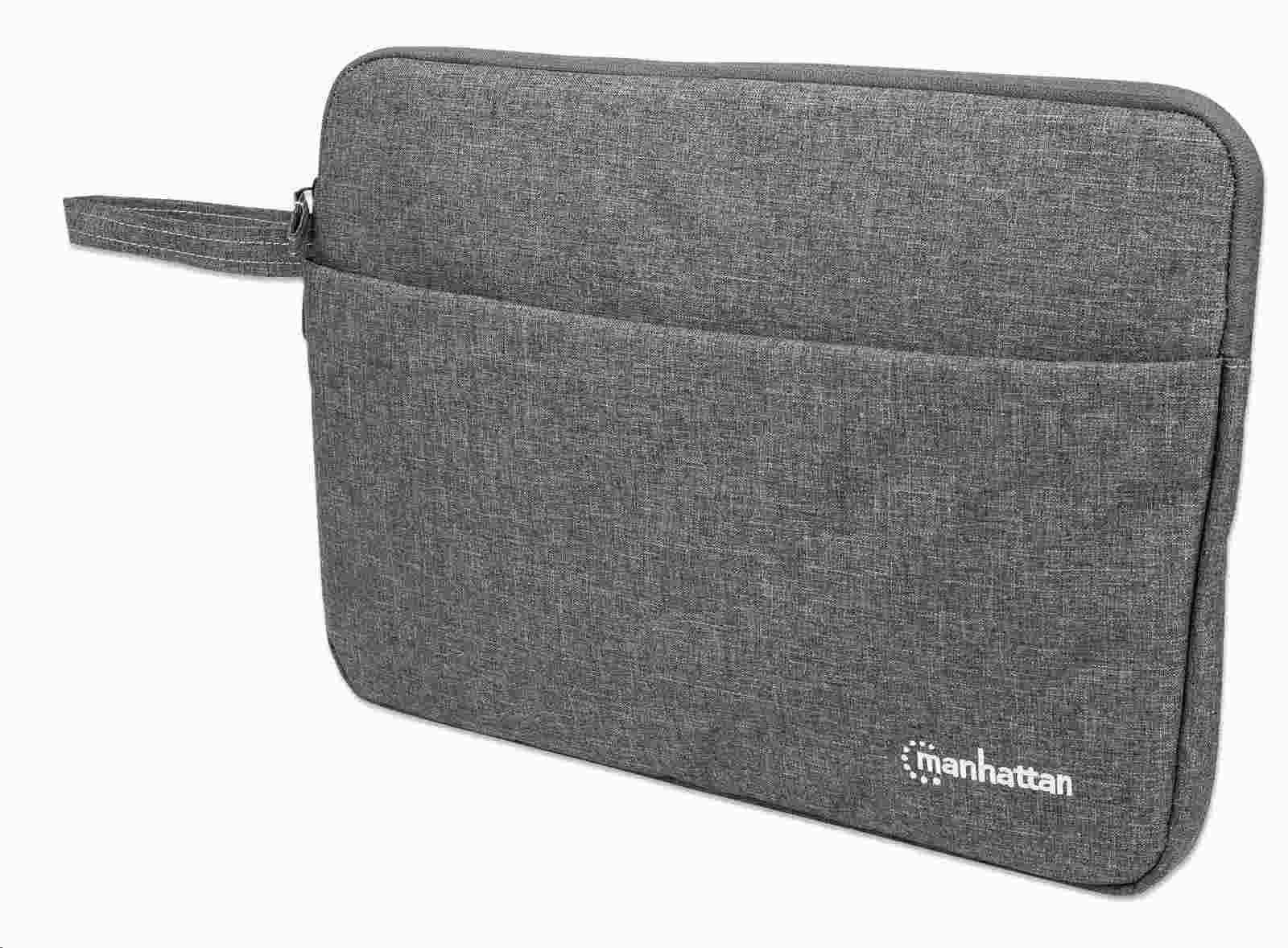 MANHATTAN Pouzdro Laptop Sleeve Seattle, Fits Widescreens Up To 14.5", 383 x 270 x 30 mm, šedá 439916