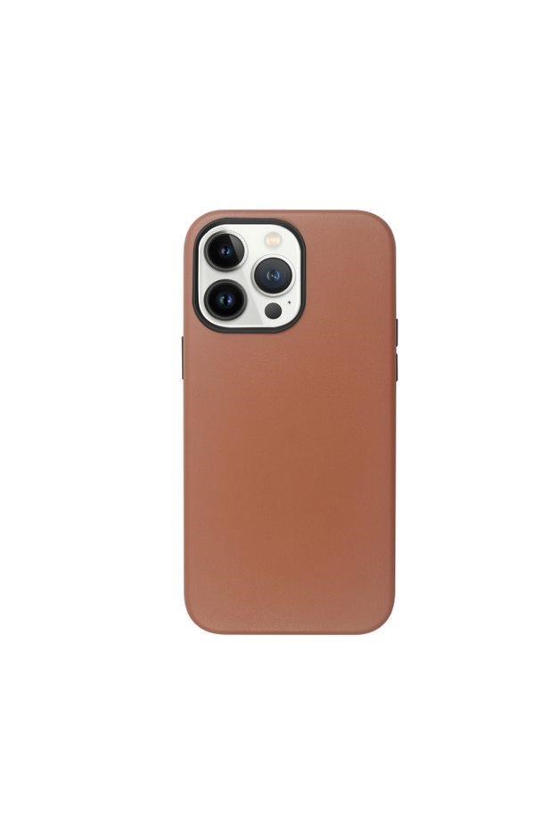 Pouzdro RhinoTech MAGcase Eco Apple iPhone 14 Pro, hnědé