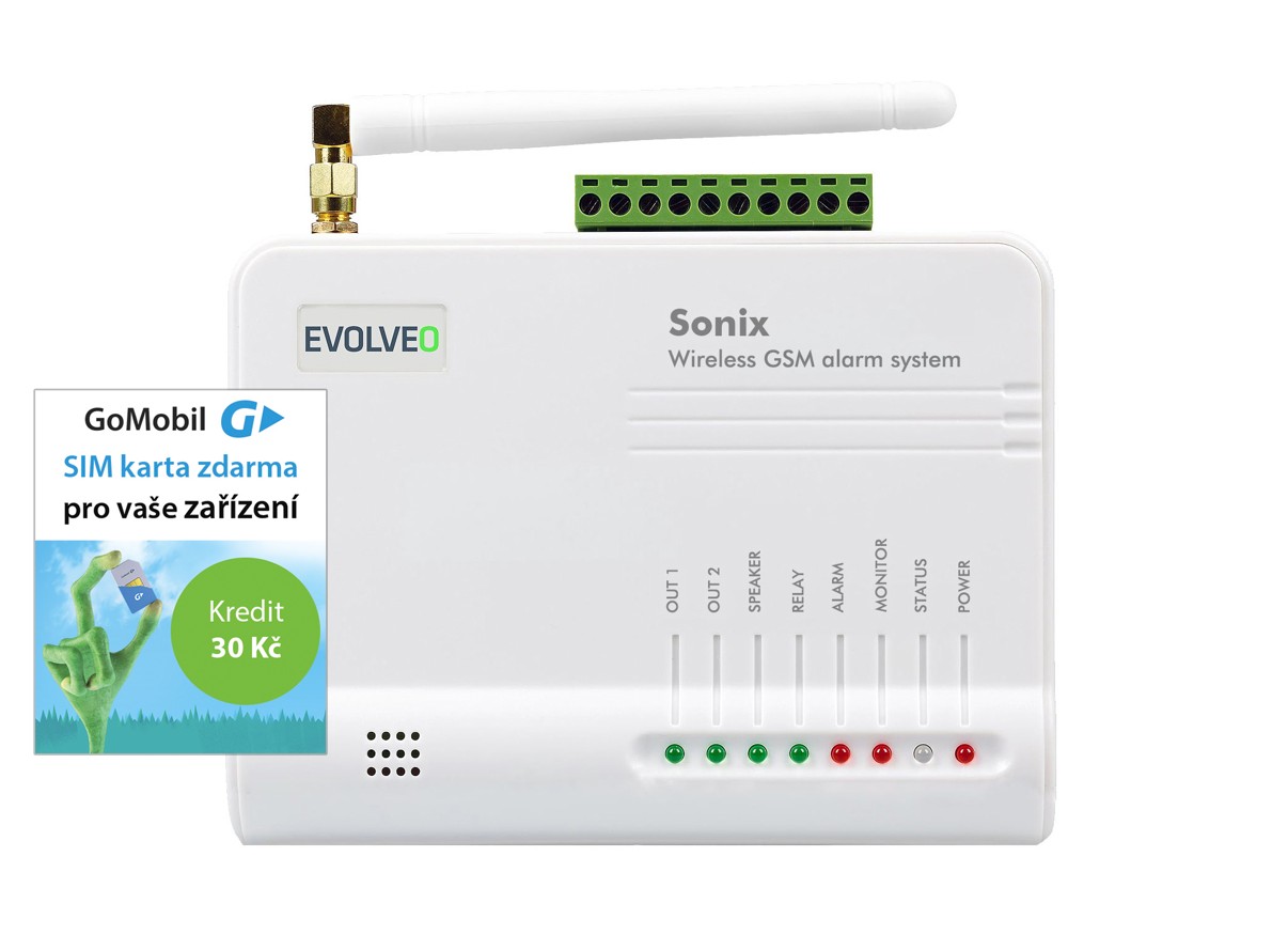 EVOLVEO Sonix - Android/iPhone GSM alarm ALM301