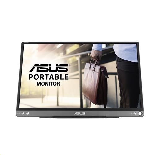 ASUS LCD 15.6" MB16ACE 1920x1080 ZenScreen USB Type-C Portable IPS FF Compatible with USB Type-A Auto-Rotate - pololesk 90LM0381-B04170