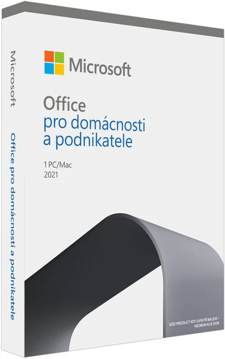 Microsoft Office 2021 pro domácnosti a podnikatele CZ, elektronická licence, T5D-03485, nová licence